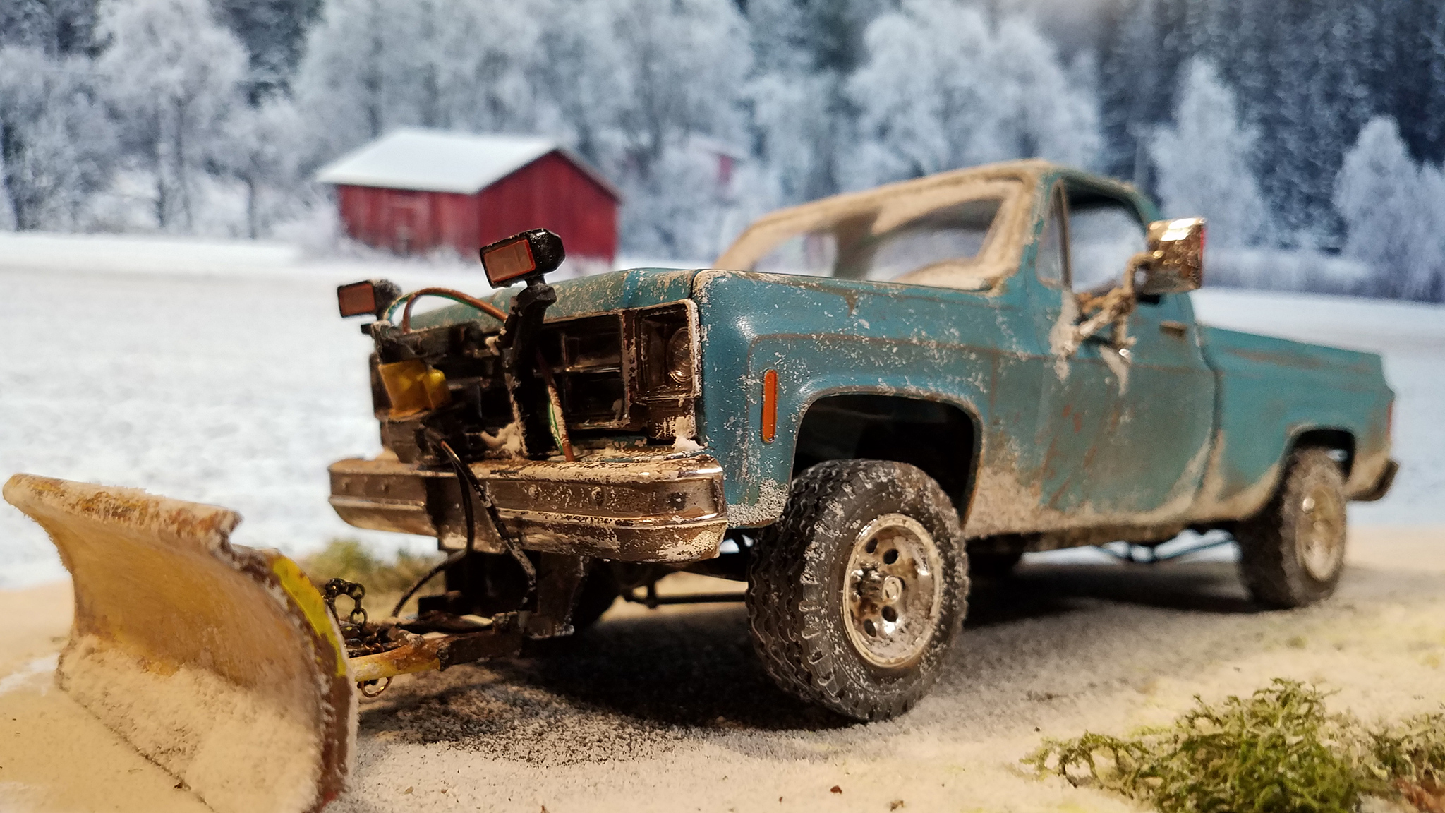 Revell gmc pickup with snow plow shop